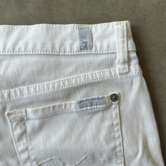7 FOR ALL MANKIND white shorts - Picture 6 of 7